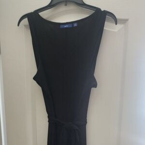 XXL long black dress